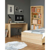 Liberta - Maison LINES Bibliothiki Sonoma me 4 Rafia 79x29x180cm 24-0526