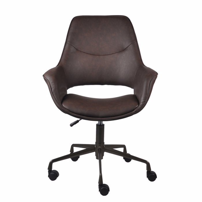 Liberta - Maison MINIMAL Καρέκλα Γραφείου Καφέ 65.5x64.5x106cm 25-0716 Liberta - Maison MINIMAL Karekla Gafeiou Kafe 65.5x64.5x106cm 25-0716