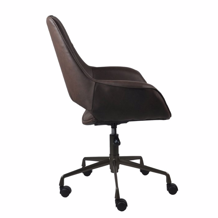 Liberta - Maison MINIMAL Καρέκλα Γραφείου Καφέ 65.5x64.5x106cm 25-0716 Liberta - Maison MINIMAL Karekla Gafeiou Kafe 65.5x64.5x106cm 25-0716