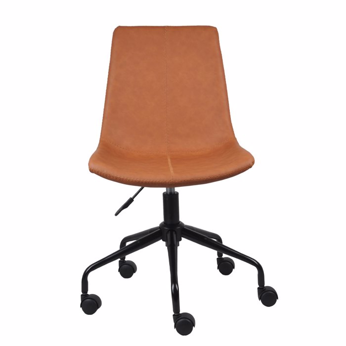 Liberta - Maison VINTAGE Καρέκλα Γραφείου Tabac 47x55.5x91.5cm 25-0722 Liberta - Maison VINTAGE Karekla Gafeiou Tabac 47x55.5x91.5cm 25-0722