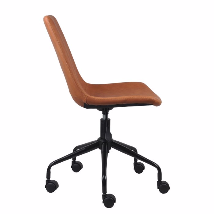 Liberta - Maison VINTAGE Καρέκλα Γραφείου Tabac 47x55.5x91.5cm 25-0722 Liberta - Maison VINTAGE Karekla Gafeiou Tabac 47x55.5x91.5cm 25-0722