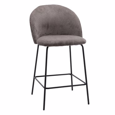 Liberta - Maison VOTSALO Σκαμπό Bar Γκρι 48x56x95cm 26-0017