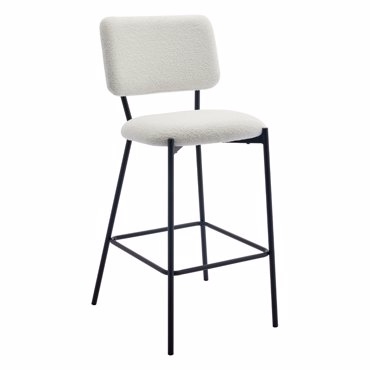 Liberta - Maison NATURE Σκαμπό Bar Λευκό 45x51x102.5cm 26-0022