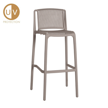 Liberta - Maison POLLY Σκαμπό Bar Cappuccino 41x47x100.5cm 26-0027