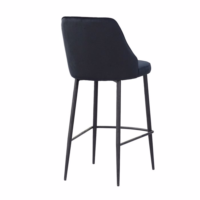 Liberta - Maison KING Σκαμπό Bar Μαύρο 44x53x95cm 26-0056 Liberta - Maison KING Skampo Bar Mavro 44x53x95cm 26-0056