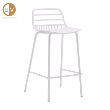 Liberta - Maison CANDY Σκαμπό Λευκό 44x40x88cm 26-0067