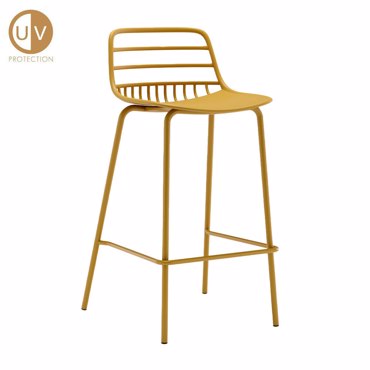 Liberta - Maison CANDY Σκαμπό Κίτρινο 44x40x88cm 26-0069