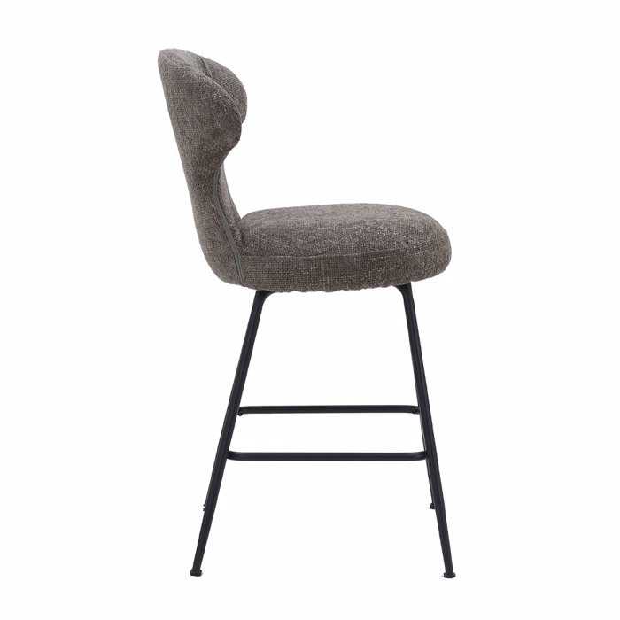 Liberta - Maison FUNGO Σκαμπό Bar Γκρι 51x55x97cm 26-0076 Liberta - Maison FUNGO Skampo Bar Ggri 51x55x97cm 26-0076