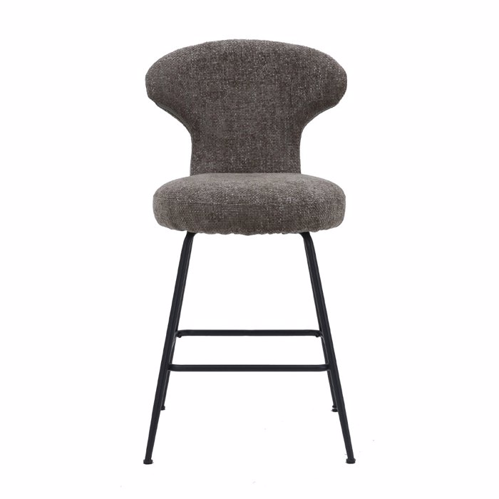 Liberta - Maison FUNGO Σκαμπό Bar Γκρι 51x55x97cm 26-0076 Liberta - Maison FUNGO Skampo Bar Ggri 51x55x97cm 26-0076