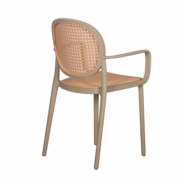 Liberta - Maison RATTI/P Καρέκλα Latte/Φυσική 57x51x84cm 27-0220 Liberta - Maison RATTI/P Karekla Latte/Fusiki 57x51x84cm 27-0220