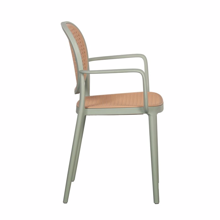 Liberta - Maison RATTI/P Karekla Menta/Fusiki 57x51x84cm 27-0222