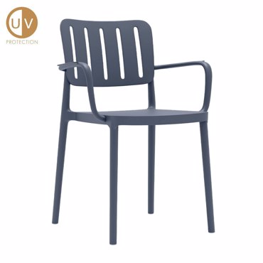 Liberta - Maison MILANO Πολυθρόνα Μπλε 53x58x81.5cm 27-0247