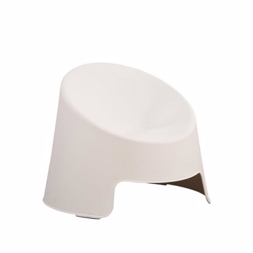 Liberta - Maison UOVO Πολυθρόνα Λευκή 85x78x71.5cm 27-0259