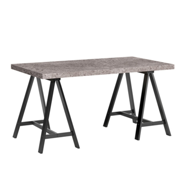 Liberta - Maison CAVALLETTO Γραφείο Cement/Μαύρο 140x75x74cm 28-0139