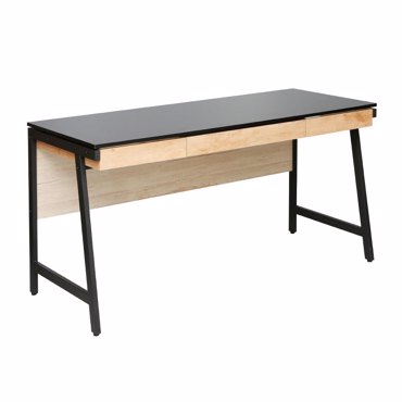 Liberta - Maison NEST Γραφείο Φυσικό/Μαύρο 140x58x75cm 28-0316