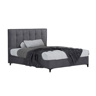 Liberta - Maison PIANO Κρεβάτι με Αποθηκευτικό Χώρο Γκρι 07-780 (για Στρώμα 90x200cm) 207x97x115cm 40-0046