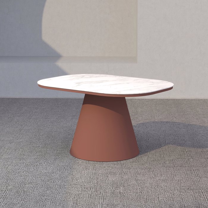 Liberta - Maison TORRE Set Saloni Exoterikou Xorou Terracotta 198x81x66cm 49-0007