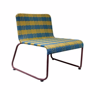Liberta-Maison Citron Πολυθρόνα Lime Μπλε 60x64x71cm 51-0027