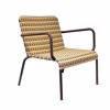 Liberta-Maison Earthy Poluthrona Bez Ekai Mavro 69x68x76cm 51-0029