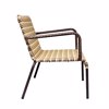 Liberta-Maison Earthy Poluthrona Bez Ekai Mavro 69x68x76cm 51-0029