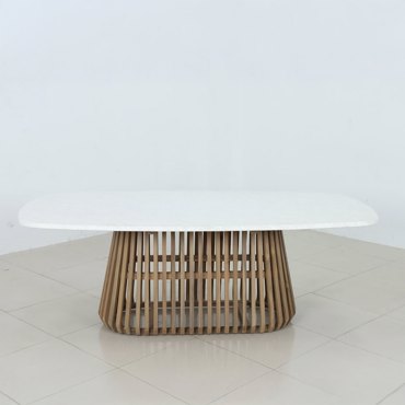 Liberta - Maison SIRACUSA Τραπέζι Λευκό 220x110x77.5cm 52-0001