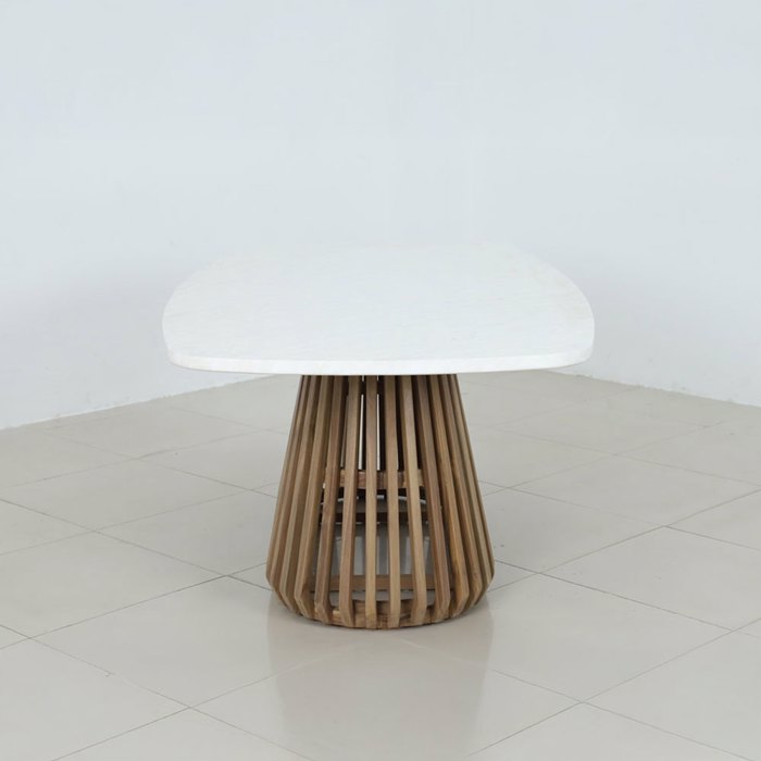 Liberta - Maison SIRACUSA Trapezi Lefko 220x110x77.5cm 52-0001