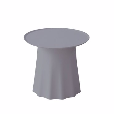 Liberta - Maison VOLANT Side Table Γκρι Ανοιχτό 50x50x45cm 52-0019