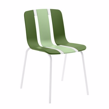 Liberta - Maison ART Καρέκλα Λαδί/Χακί 52x44x80cm 53-0053