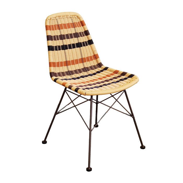 Liberta-Maison Earthy Karekla Bez Ekai Mavro 44x57x81cm 53-0081