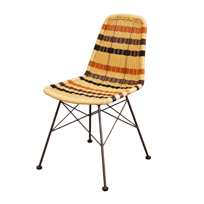 Liberta-Maison Earthy Karekla Bez Ekai Mavro 44x57x81cm 53-0081