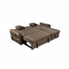 Liberta - Maison CROSSOVER Kanapes Krebati me Anatrepsimi Gnia Coffee 213x145x83cm 70-0350