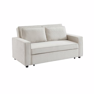 Liberta - Maison CUBO Τριθέσιος Καναπές Κρεβάτι Off White 172x89x89cm 70-0354