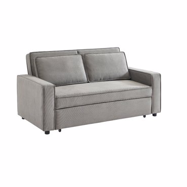 Liberta - Maison CUBO Τριθέσιος Καναπές Κρεβάτι Γκρι 172x89x89cm 70-0356