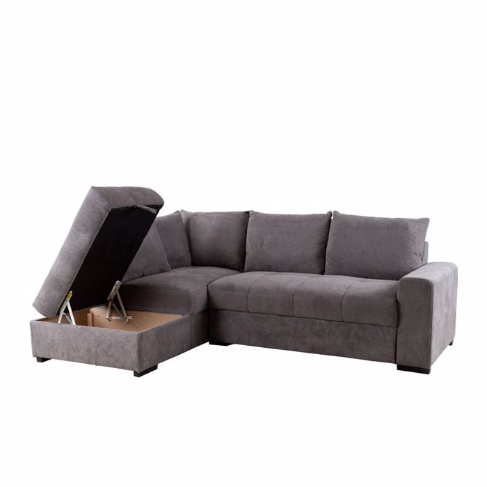 Liberta - Maison BILL Kanapes Krebati me Aristeri Gnia Stone 241x173x94cm 70-0414