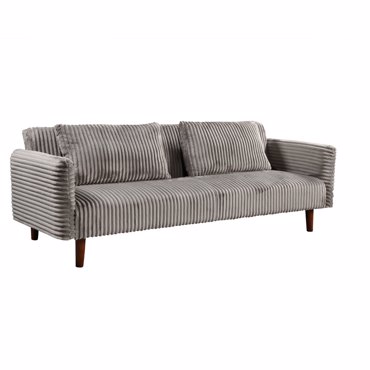 Liberta - Maison COTTLE Τριθέσιος Καναπές Κρεβάτι Γκρι Ανοιχτό 213x79x73cm 70-0425