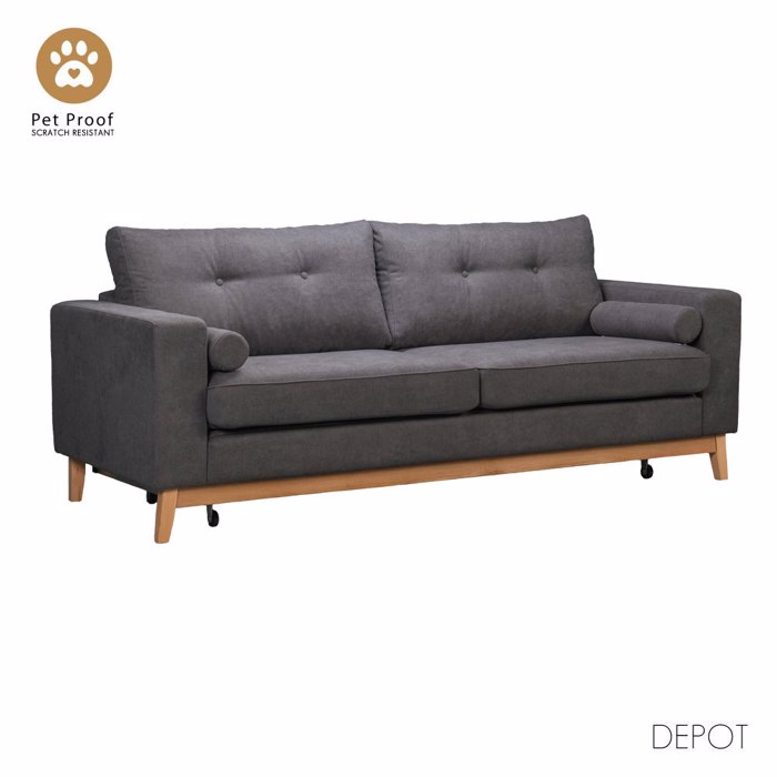 Liberta - Maison LUSSO Trithesios Kanapes Krebati Ggri LINO 17 218x85x87cm 71-0269