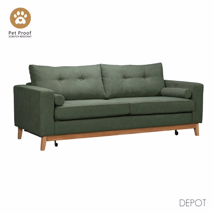 Liberta - Maison LUSSO Trithesios Kanapes Krebati Ladi LINO 77 218x85x87cm 71-0270