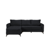 Liberta - Maison SCANDALO Kanapes me Anastrepsimi Gnia Anthraki ASTI 15 265x188x99cm 71-0392