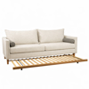 Liberta - Maison COMMODO Trithesios Kanapes Krebati Off White NEVE 02/Kafe NEVE 16 230x81x88cm 71-0434