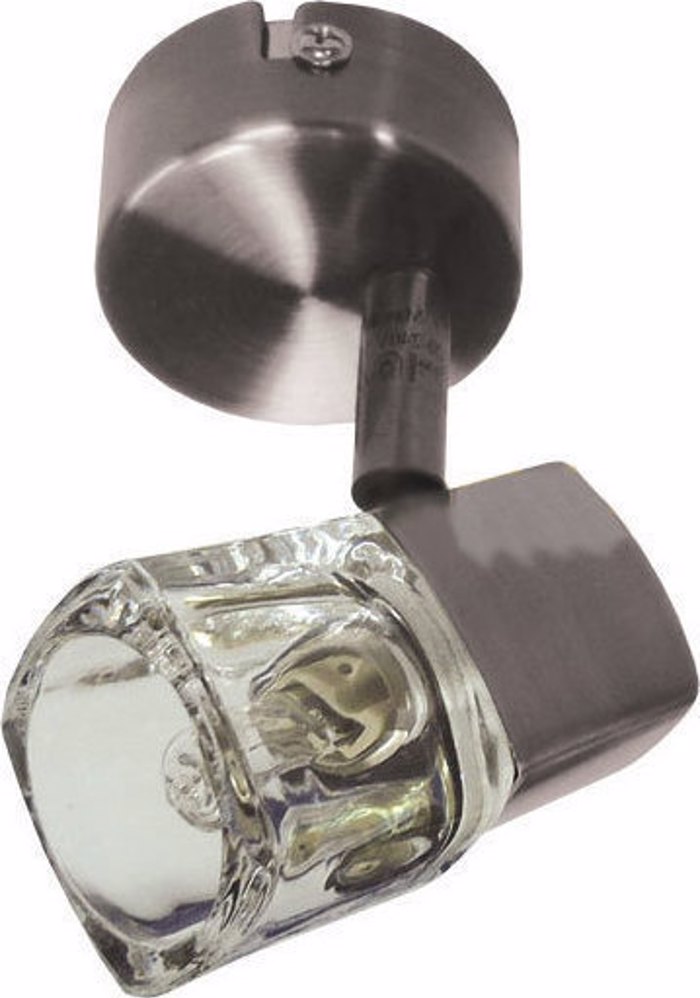 ACA Spot Orofis Peristrefomeno/Ruthmizomeno Metalliko/Gyalino 'Naples' Nikel G9 10X7,5cm 090106NM 