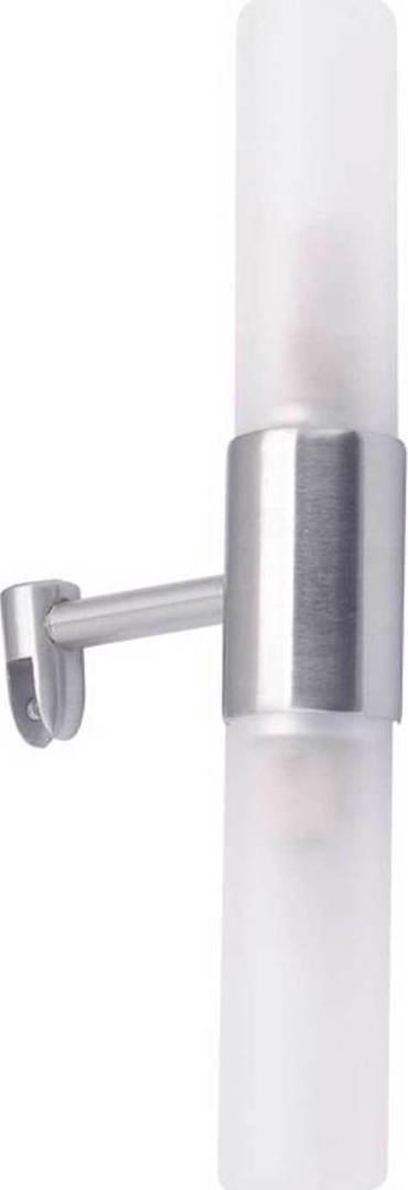 ACA Απλίκα Μπάνιου Για Καθρέπτη Μεταλλική/Γυάλινη 'Sueva' Λευκό/Νίκελ  G9 22εκ SUEVA2