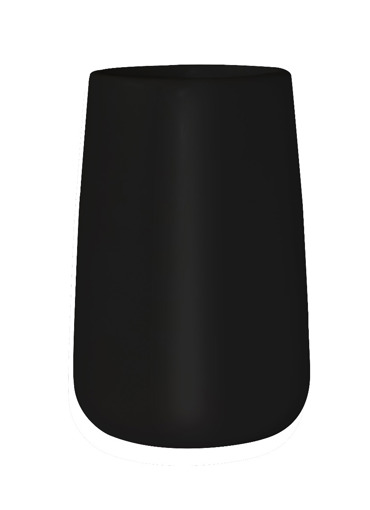 Estia Ποτηράκι μπάνιου bamboo μαύρο 8,6x8,6x13,2 ΕΚ 02-4606