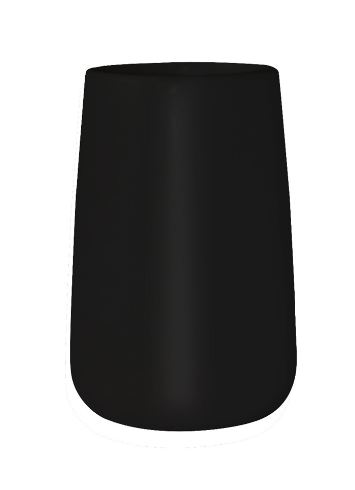 Estia Potiraki baniou bamboo mavro 8,6x8,6x13,2 EK 02-4606