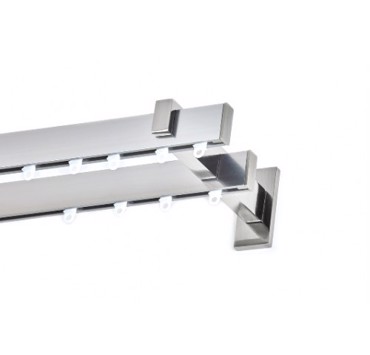 Σιδηρόδρομος flat αλουμινίου EAGLE διπλός νίκελ σατινέ