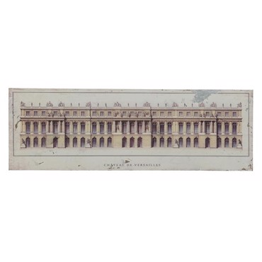 Inart Πίνακας Ξύλινος Printed Chateau De Versailles 120X40 3-90-271-0010