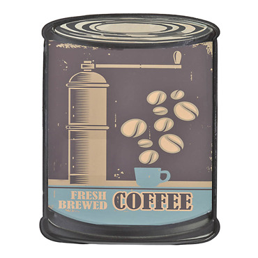 Διακοσμητικό Μεταλλικό Τοίχου Coffee 20X26 3-70-773-0076