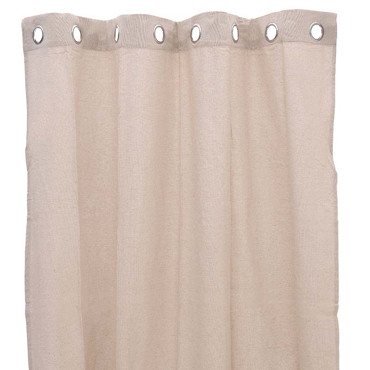 Click Κουρτίνα με Τρουκς Μπεζ 100% Cotton 140x240εκ. 6-40-807-0028