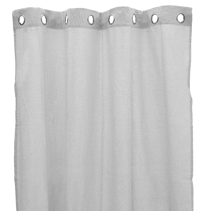 Click Kourtina me Trouks Ggri 100% Cotton 140x240ek 6-40-807-0029