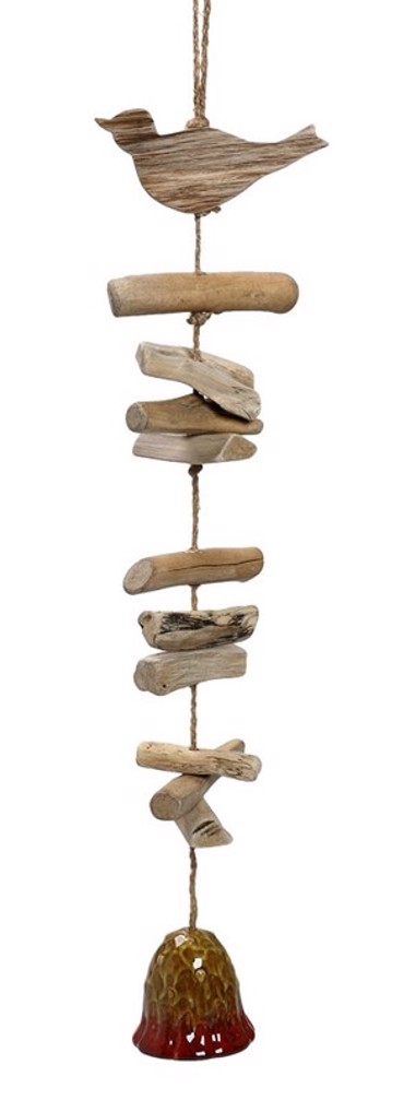 Στολίδι Κρεμαστό Πουλάκι Ξύλινο Υ-80 HIP314 Espiel