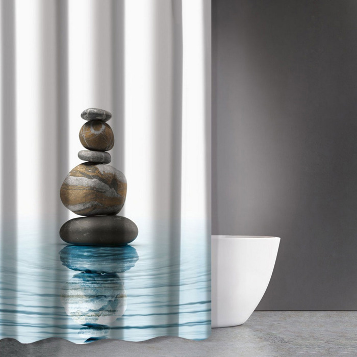 KOuRTINA MPANIOu 180X200 SAINT CLAIR ZEN BODY DES 802